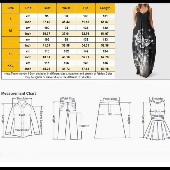 Floral Printed Boho Sundresses Casual Maxi Dress with Pockets - Picture 6 of 9